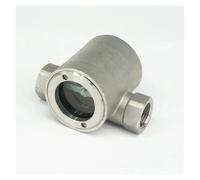 1/2" Female SS304 Stainless Steel Window Sight Flow Indicator With Impeller