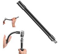 1/2 Flexible Shaft Extension Extender Torque Socket,Flexible Extension Screwdriver Drill Bit Shaft Holder,Ratchet Spanners Electric Wrench Connecting Rod,Universal Shaft Type Drill Bit (250mm)
