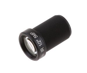 1/2 "hd 5mp 25mm 15 gradi angolo ir lente cctv m12 per telecamera ip