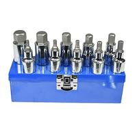 1/2" Hex/chiave a brugola presa di bit impostare le dimensioni metriche 4mm - 19mm A659
