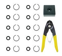 1/2 "Impact Wrench Socket Fermo Anello di fissaggio con O-Ring Mac IR - 10 set. Anello di fissaggio incudine strumento di installazione incluso