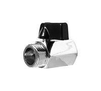 1/2 Inch Ball Valve | Brass Compressor Valve for Compressed Gas/Water/Oil | Male x Female Threaded Valve with 0.8Mpa Pressure