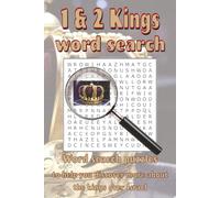 1 & 2 Kings Word Search: Word search puzzles, with easy to read print, based on the records found in 1 & 2 Kings in the Old Testament | 6x9 inches, ... for Bible students, holidays, and free time