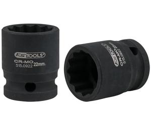 1/2" Llave de vaso especial para ruedas 22mm, dodecaedra