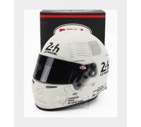 1:2 MINI HELMET Bell Helmet Casco Helmet Hp7 Tribute 24H Le Mans White MH4100361