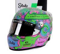 1/2 MINI HELMET - STILO - CASCO HELMET F1 VALTTERI BOTTAS TEAM STAKE KICK MH2402