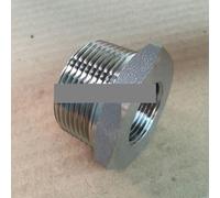 1/2" NPT Male x 3/8" NPT Female 304 Stainless Steel Reducing Bush Forged Pipe Fitting 3000 PSI Water Gas Oil