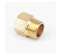 1/2" NPT Male x 3/8" NPT Female Brass Pipe Fitting Connector Adapter For Pressure Gauge Air Gas Fuel Water