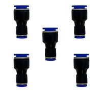 1/2 "OD x 5/16" OD Connettore rapido pneumatico Push to Connect raccordi Riduttore diritto Unione/accoppiatore (confezione da 5)