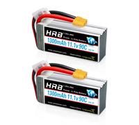 1/2 Pack HRB 3S 11.1V 1300mah Batteria Lipo 90C Per RC Quadcopter Elicottero Barca Auto Aereo