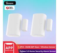 1/2 PCS SONOFF SNZB-04P Zigbee Sensore per porte e finestre Sensore di allarme di sicurezza domestica Scena intelligente locale Funziona con Alexa Google Home ZHA