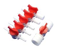 1~2 Pezzi 4~32 Mm Di Diametro Uguale Valvola A Sfera In Plastica Interruttore Tubo Di Irrigazione A Goccia Pompa Aria Acquario Connettore Tubo Valvola Tubo POM(1pcs,20-20mm)