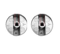 1/2 pezzi 6/8mm manopole di controllo della stufa manopola del piano cottura interruttore gamma pulsante in lega ricambio for forno(2Pcs 8mm)