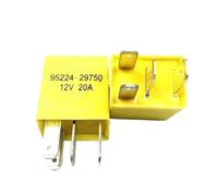 1/2 Pezzi 95224-29750 Compatibile Con H&y&u&n&d&a&i Kia Automotive Lighting Air Conditioner Fan Oil Pump Start Power Relay 4 Pin(Yellow2pcs)