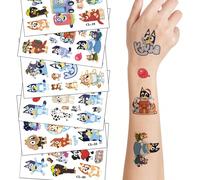 1/2 pezzi Adesivi decorativi dei personaggi del cartone animato Bluey, Bingo, Bandit, Chilli, Coco ecc. per decorazione festa di compleanno, cosplay e uso quotidiano Stile-CL-19,Stile-CL-20,Stile-CL-2
