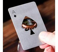 1/2 pezzi Apribottiglie da birra in acciaio inossidabile a forma di cuore e spada, rinforzato, portatile, può essere riposto nel portafoglio e in tasca argento,nero,Nero 2 pezzi,Argento 2pz,Nero e arg