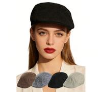 1/2 pezzi Berretto da giornalaio vintage, Berretto alla marinara stile vintage, Berretto piatto leggero e traspirante, Berretto da giornalaio a quadri unisex, Berretto unisex stile Baker neutro, Berre