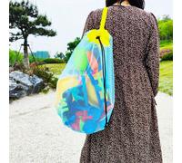 1/2 pezzi Borsa da spiaggia a rete serie conchiglia, tracolla regolabile, borsa tote da spiaggia carina, adatta per raccogliere conchiglie, giocattoli da spiaggia e forniture per il nuoto, borsa organ