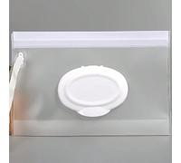 1/2 pezzi Borsa portatile per salviettine umide, custodia da viaggio riutilizzabile e richiudibile per salviette umide, contenitore portatissue per mani e bocca del bambino Tagli Unica,2 pezzi,Vuoto-1