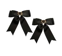 1/2 pezzi Bowknot Heart Hair Clip Halloween Party Copricapo per donne ragazze Fare foto Ponytail Pons non scivolano