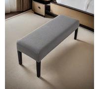 1/2 pezzi Copridivano astratto a quadri spesso ed esteso, jacquard elasticizzato, minimalista moderno, durevole e resistente allo sporco, adatto per casa, ufficio, panca, sgabello per pianoforte, ecc.