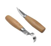 1/2 pezzi cucchiaio for intaglio del legno, scalpello a mano, coltello, strumento for intagliare il(2pcs mix)