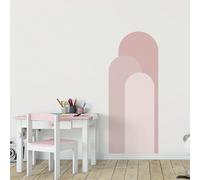 1/2 Pezzi di carta da parati murale con arco autoadesiva e rimovibile, adatta per camera da letto di bambini, asilo nido, scuola, dormitorio, decorazione, dimensioni 50x120 cm 19,69 * 47,24 polliciPol