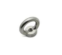 1-2 pezzi di dadi ad occhiello di sollevamento/vite ad anello, bullone ad occhiello, dado di aggancio, viti M3, M4, M5, M6, M8, M10, M12, acciaio inossidabile 304(Lifting Eye Nuts,M10 1pcs)