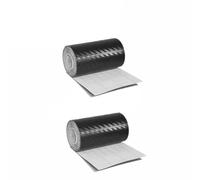 1/2 pezzi di pellicola protettiva per auto in fibra di carbonio nano, pellicola protettiva fai da te per auto, nastro antigraffio laterale per davanzale, 7 cm, 2 pezzi, 10 m