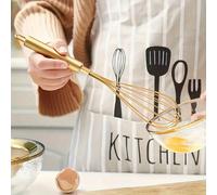 1/2 pezzi Frusta multifunzionale resistente al calore in acciaio inossidabile, sbattitore a mano e mixer per mescolare attrezzi da cucina per la cottura, ideale per sbattere uova, creare creme, schium