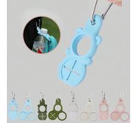 1/2 pezzi Gancio in silicone portatile per bottiglia d'acqua, adatto per zaino da esterno, supporto per asciugamani, elementi essenziali da viaggio, accessori da viaggio, must have da viaggio, vacanze