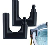 1/2 pezzi Gancio riempitivo per piscina, supporto per tubo dell'acqua, guida per flusso d'acqua preciso, design stabile, fissatore per tubo piscina, design antiscivolo, supporto per tubo piscina per p
