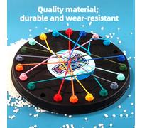 1/2 Pezzi Gioco di logica per legare la corda, Gioco da tavolo con sfida di legatura della corda, Gioco interattivo per famiglie per riunioni con più metodi di gioco, Giocattolo antistress, Gioco per