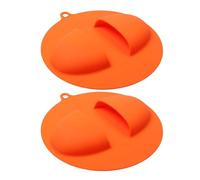 1. 2 pezzi guanti in silicone resistenti al calore per grigliare cottura e cottura con guanti da forno in silicone grip