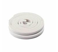 1/2 pezzi Guarnizione in spugna autoadesiva tagliabile Impermeabile Parabrezza insonorizzato Guarnizione antiurto Telaio porta Armadietto Strumento di protezione dall'usura - Bianco 1,5 cm 2 rotoli