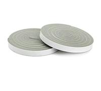 1/2 pezzi Guarnizione in spugna autoadesiva tagliabile Impermeabile Parabrezza insonorizzato Guarnizione antiurto Telaio porta Armadietto Strumento di protezione dall'usura - Grigio 1,5 cm 2 rotoli