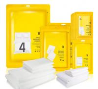 1/2 Pezzi Lenzuola Monouso per Hotel, Lenzuola da Viaggio, Biancheria Monouso, Copriletto Morbido e Traspirante, Lenzuolo, Federa, Set di Asciugamani, Adatto per Viaggi, Hotel, Spa, Campeggio, Pernott