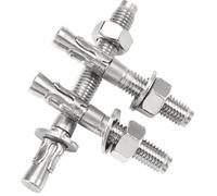 1-2 pezzi M6 M8 M10 M12 M16 304 Vite di espansione in acciaio inossidabile Ancoraggio a cuneo Bullone passante (M10x150mm-1 pezzo)(M16x100mm 1pcs)