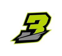 1/2 Pezzi Numeri for Cassetta Postale for Cassetta Postale Esterna - Numeros Para Buzon De Correo, Cartelli Con Indirizzo Personalizzati for Bacheca, Scatola, Decorativi, Scrapbooking(2Pcs,3)