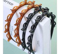 1/2 pezzi Nuovo stile coreano Fascia per capelli intrecciata cava, Fermaglio per capelli sciolti e frangia, Strumenti per lo styling dei capelli, Accessori per arricciare i capelli da donna, Bellezza,