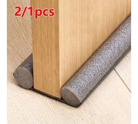 1/2 pezzi Paraspifferi regolabili e ritagliabili da 93 cm per porta, guarnizione antivento per fessure sotto la porta, paraspifferi per bloccare rumore, suono, aria calda, luce e vento EVA