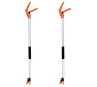 1/2 Pezzi Potatore Per Alberi Manuale - Forbici Da Potatura Lunghe | Troncarami Per Attrezzi Da Giardino | Cesoie Per Potatura Alberi Con Manico Lungo | Potatore Con Manico Lungo | Raccoglitrice Di Fr
