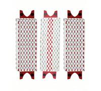 1/2 pezzi Ricambio Panno Mocio Piatto Bagnato e Asciutto UltraMax UltraMat/XL, Panno Sostitutivo in Microfibra Super Rosso e bianco (3 pezzi),Tutto rosso XL (3 pezzi),Rosso e bianco XL (3 pezzi),Rosso