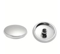 1/2 pezzi Rubinetto Lavandino Lavello Ottone Cromato Lucido Click 38Mm Scarico Bagno Tappo Erogatore di Scarico per Bagno