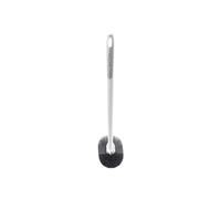 1/2 pezzi Scopino for WC for uso domestico senza angoli morti, spazzola for accovacciamento speciale for la pulizia del WC con manico lungo montato a parete(1pc)