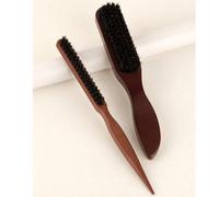 1/2 Pezzi Set, Spazzola per Olio e Capelli, Colore Tinta Unita, Spazzola per Barba Oleosa da Uomo con Manico Lungo, Spazzola per Pulizia delle Setole, Accessori per il Ritorno a Scuola, Articoli Essen