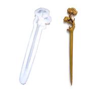 1/2 Pezzi Silicone Forcina Forme Dei Capelli Bastone Forme Forcine Forcine Clip Fare Fornitura Regali Per Le Donne