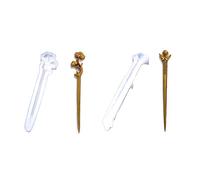 1/2 Pezzi Silicone Forcina Forme Dei Capelli Bastone Forme Forcine Forcine Clip Fare Fornitura Regali Per Le Donne