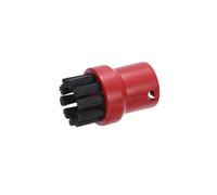 1/2 pezzi Spazzola for motore a vapore Spazzola di pulizia del vapore di ricambio(1pc Red)