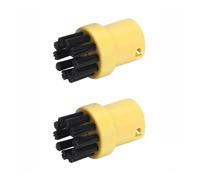 1/2 pezzi Spazzola for motore a vapore Spazzola di pulizia del vapore di ricambio(2pcs Yellow)